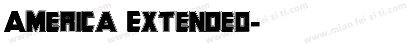America Extended字体转换